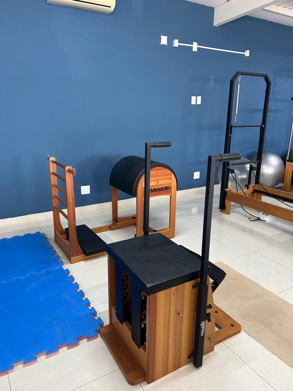 Aula no estúdio de pilates