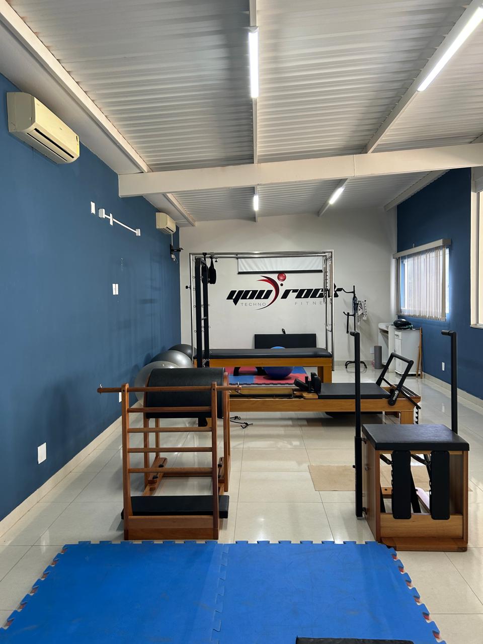 Equipamentos do estúdio de pilates